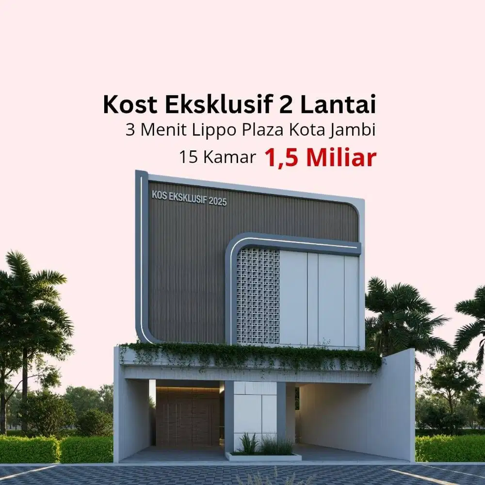 Kost Eksklusif Lokasi Strategis Kota Jambi : 15 Kamar
