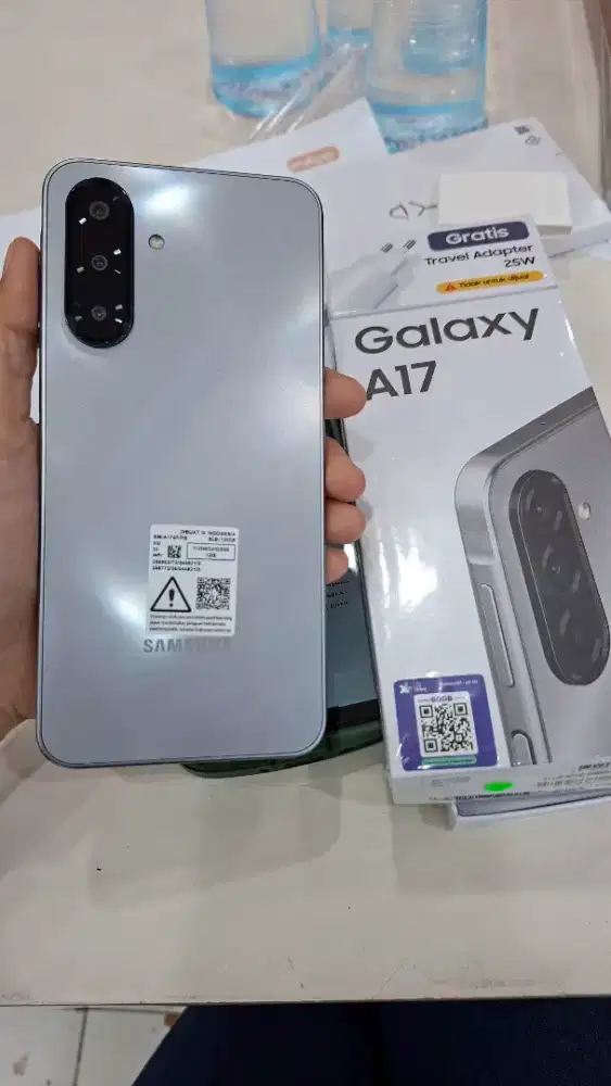 SAMSUNG A17 4G 8/128 FREE TRAVEL ADAPTOR DAN PAKET DATA XL 60GB