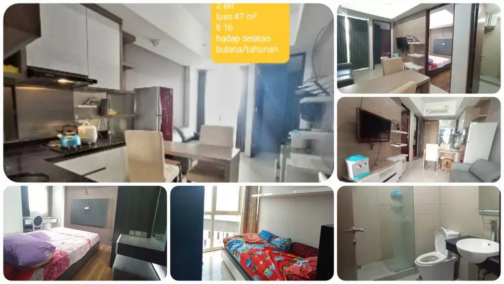 Disewakan 2BR Furnished Aprtemen Marvel City Surabaya.