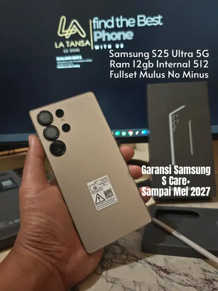 Samsung S25 Ultra 512gb S Care+ Mei 2027 Like New No Minus Resmi Sein