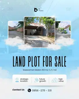Tanah Strategis Nyaman Untuk Hunian Atau Kos Dalam Mulawarman Selatan