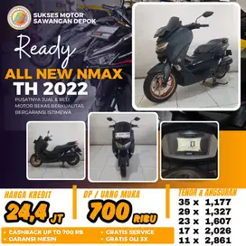CASH KREDIT YAMAHA NMAX NEW TH 2022 UNIT MULUS BERGARANSI