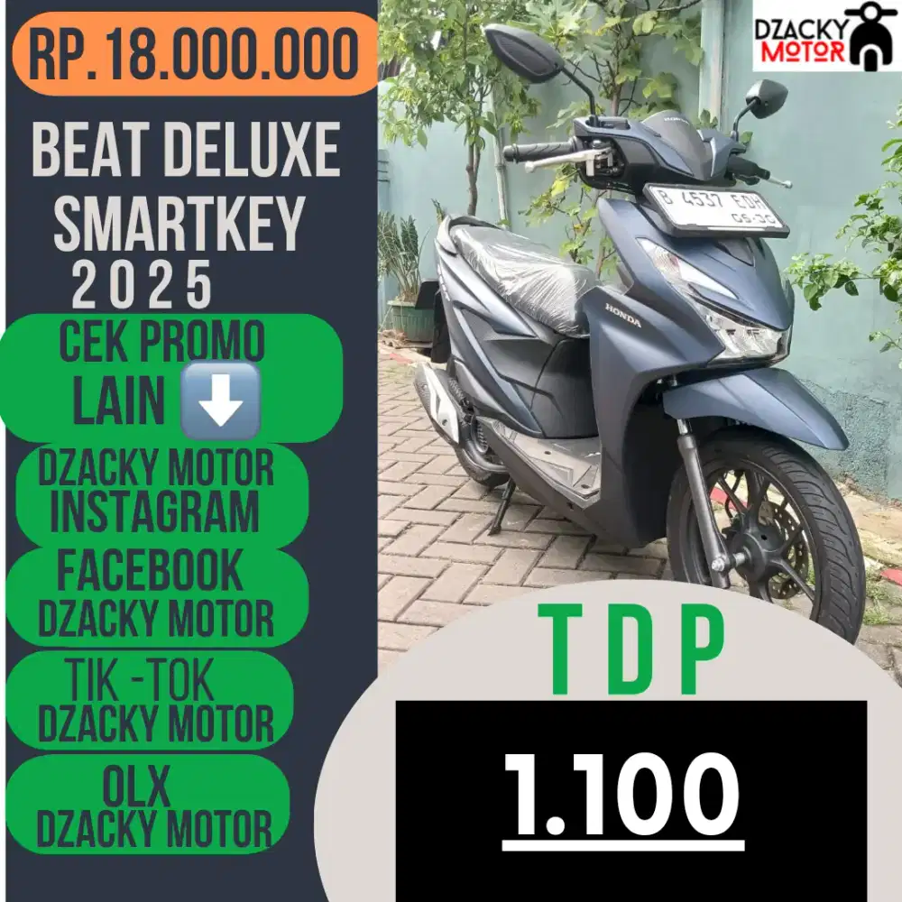 BEAT DELUXE SMARTKEY 2025 DP PROMO SECOND BERKUALITAS