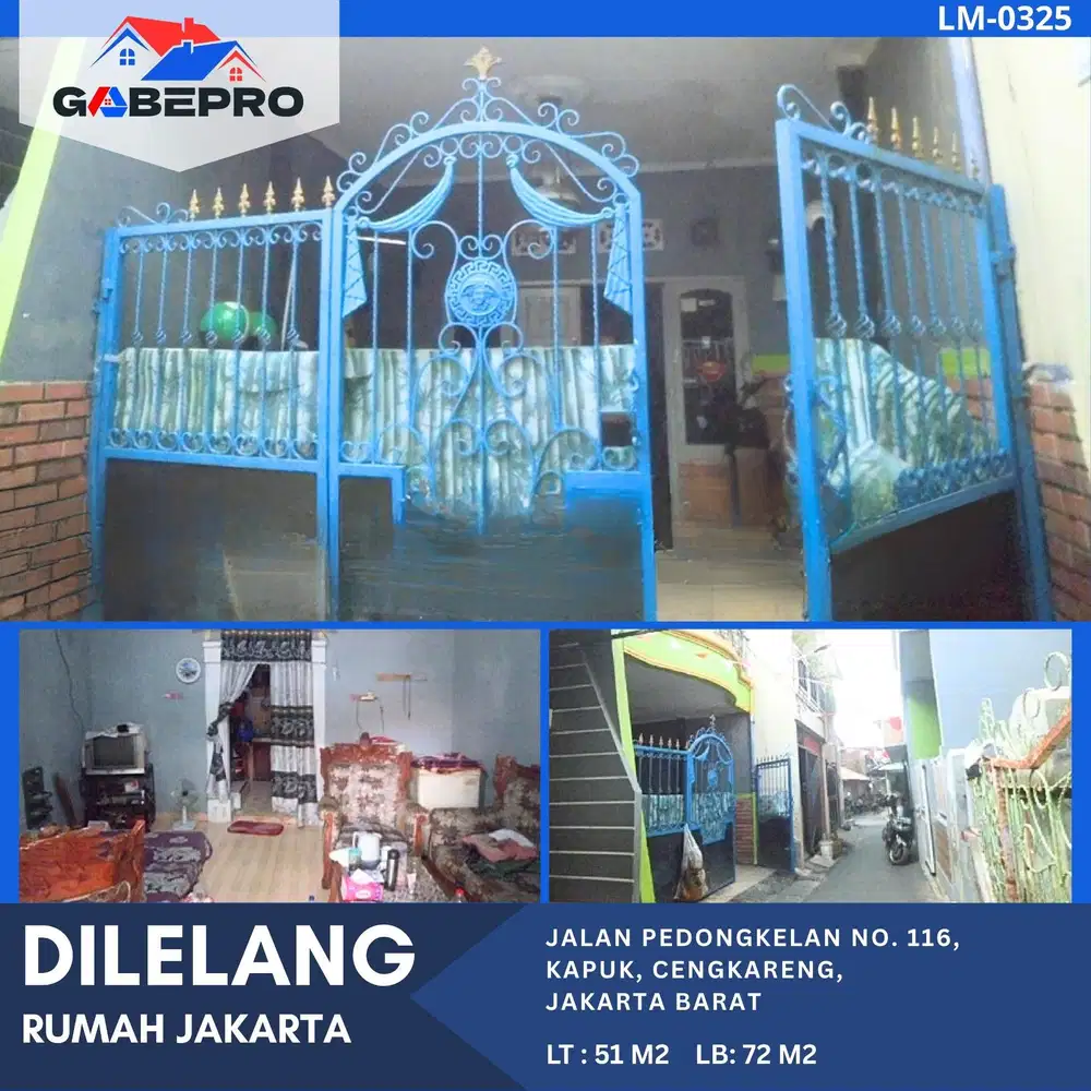 Rumah dijual MURAH daerah Cengkareng, Jakarta Barat