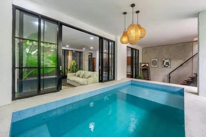 For rent premium new villa with pool in canggu area min 3 years