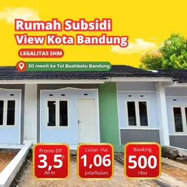 RUMAH SUBSIDI DI BUAH BATU DP 4 JUTA ALL IN