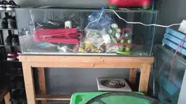 Jual akuarium second