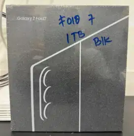 Samsung Galaxy Z Fold 7 12GB+1TB Black BNIB Garansi Resmi SEIN