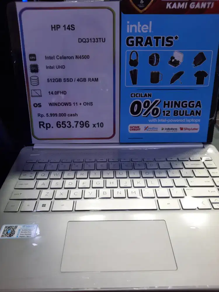HP 14S-Cicilan menggunakan homecredit