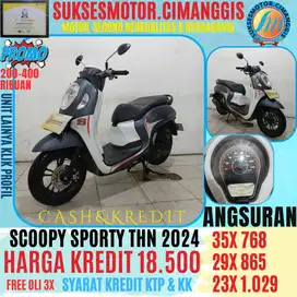 SCOOPY TERMURAH READY STOK CASHBACK 200-400 FREE OLI 3 BLN