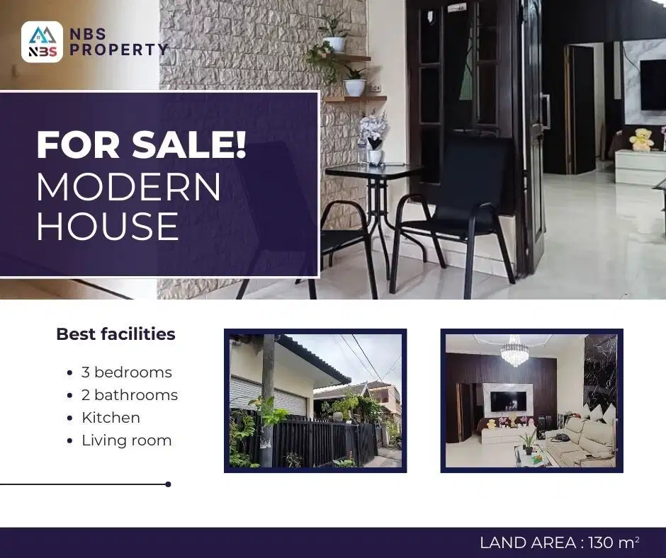 FOR SALE MODERN HOUSE 1ND FLOOR AT SESETAN, DENPASAR