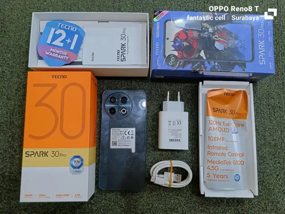 Tecno spark 30 pro ram 8 Rom 128