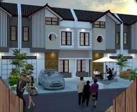 Cluster rumah 2 Lantai bergaya jepang hanya 950 meter dari stasiun cilebut
