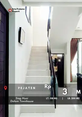 Di Jual Rumah Bagus Dalam Townhouse di Pejaten, Jakarta Selatan