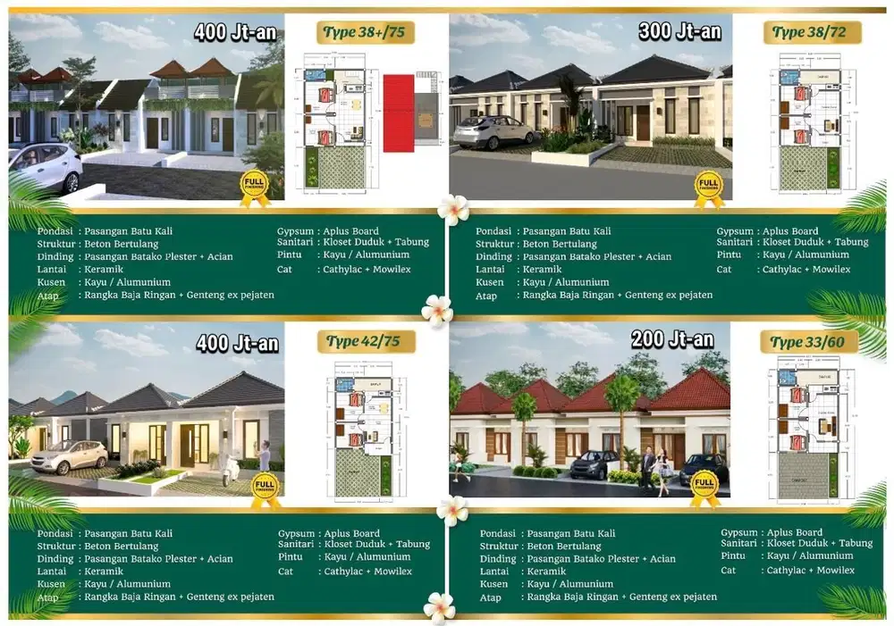 Rumah Strategis Nyaman Sejuk di Grand Niravadhi Bali