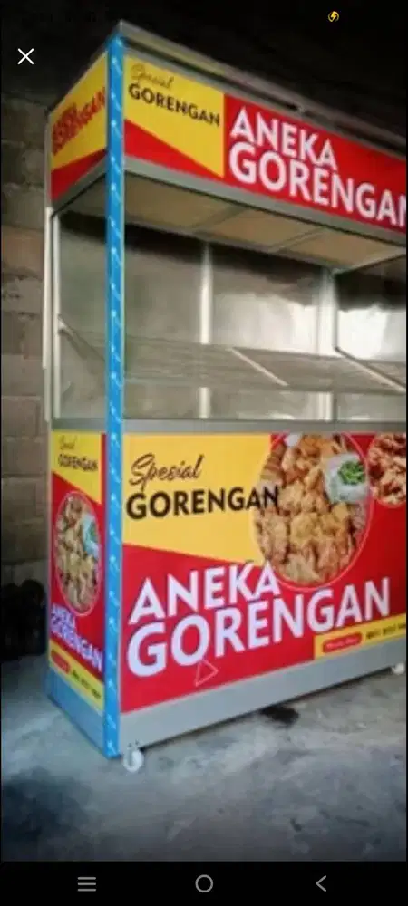 Dijual grobak gorengan