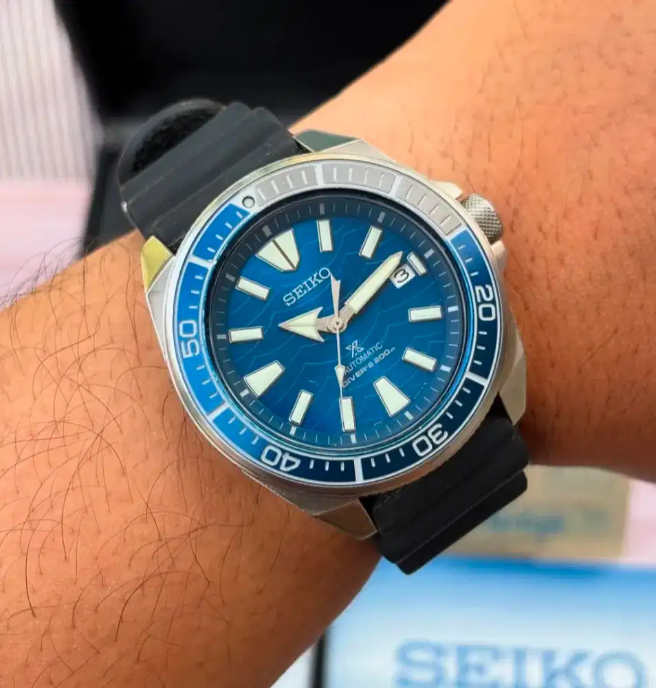 Jam Seiko samurai save the ocean