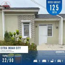 Rumah 125 Juta du Citra Indah City Tipe 90 OverKredit 2008EF