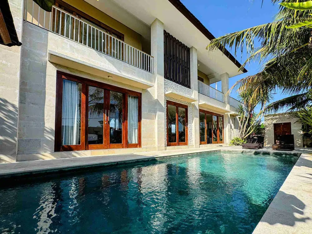 dijual villa lantai 2 view sawah lokasi kaba kaba