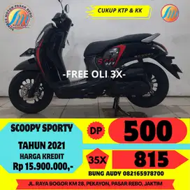 HONDA SCOOPY SPORTY TAHUN 2021 BISA CASH, KREDIT ATAU TUKAR TAMBAH