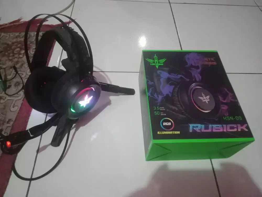 HEADSET GAMING NYK RGB