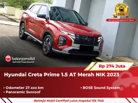 [ GARANSI 5TH ] Hyundai Creta Prime 1.5 AT Panoramic Merah 2023/2024