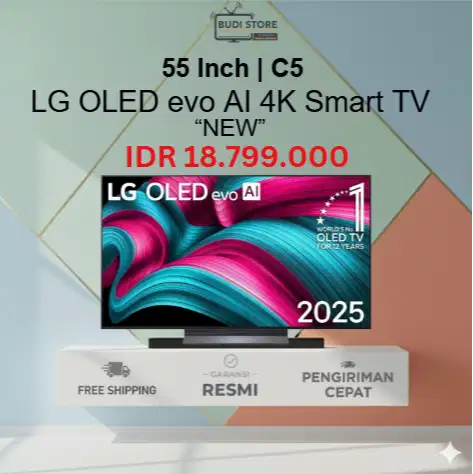 LG 55 Inch evo AI C5 4K Smart TV NEW