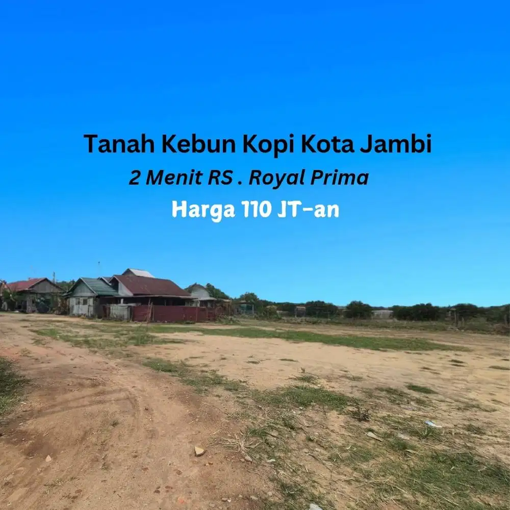Tanah Kebun Kopi Dekat RS. Royal Prima Kota Jambi