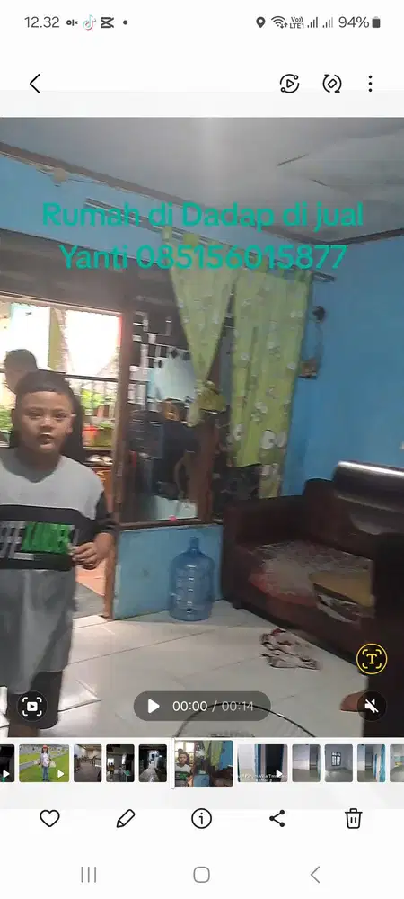 Dijual rumah kecil 2 lantai harga bagus