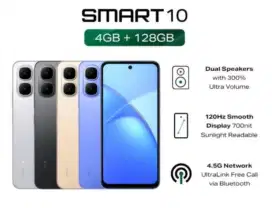 Hp infinix smart 10 ram 4/128 Gb baru masih segel