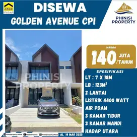 DISEWA Rumah di Golden Avenue Citraland City CPI