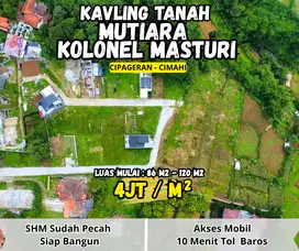 KAVLING MURAH SIAP BANGUN SHM SUDAH PECAH CIMAHI CIPAGERAN