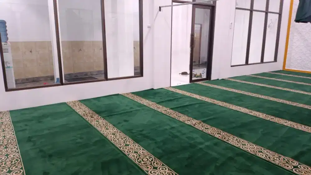 READY STOCK! KARPET MASJID TEBAL 14MM MOTIF TERLENGKAP DI SIDOARJO