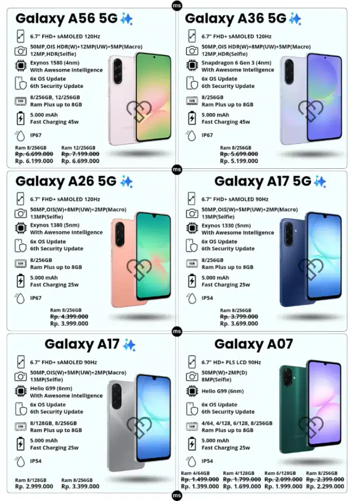Samsung Galaxy zfold 7 dan Zflip 7