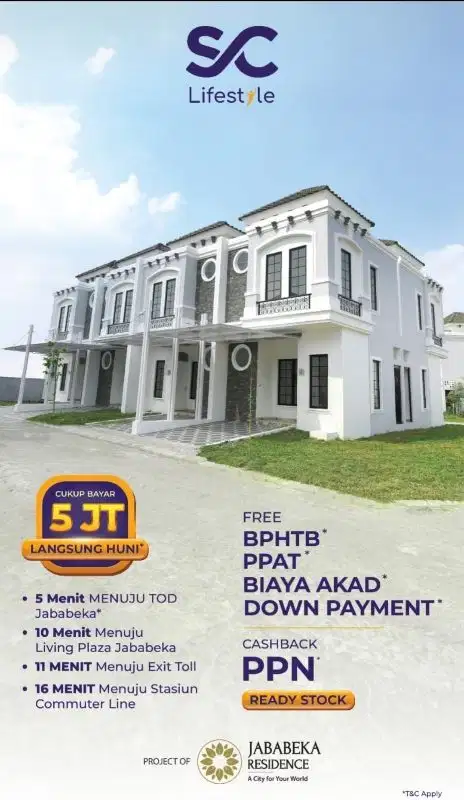 Jual Rumah Cluster Sevilla