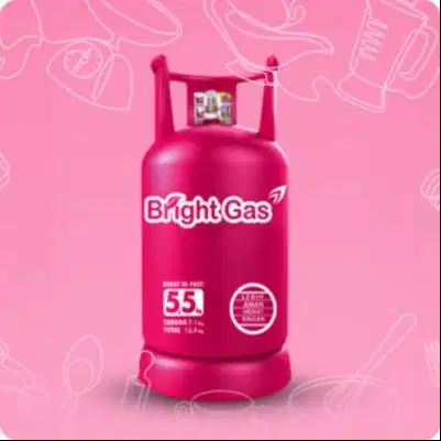 TABUNG + ISI ELPIJI BRIGHT GAS 5.5KG