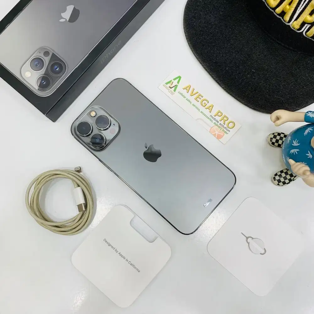 Second iphone 13 promax 256 gb space graphite garansi resmi indonesia