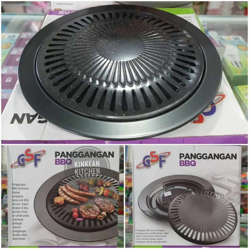 PANGGANGAN BULAT BBQ Alat Panggang BBQ Grill Plate Murah