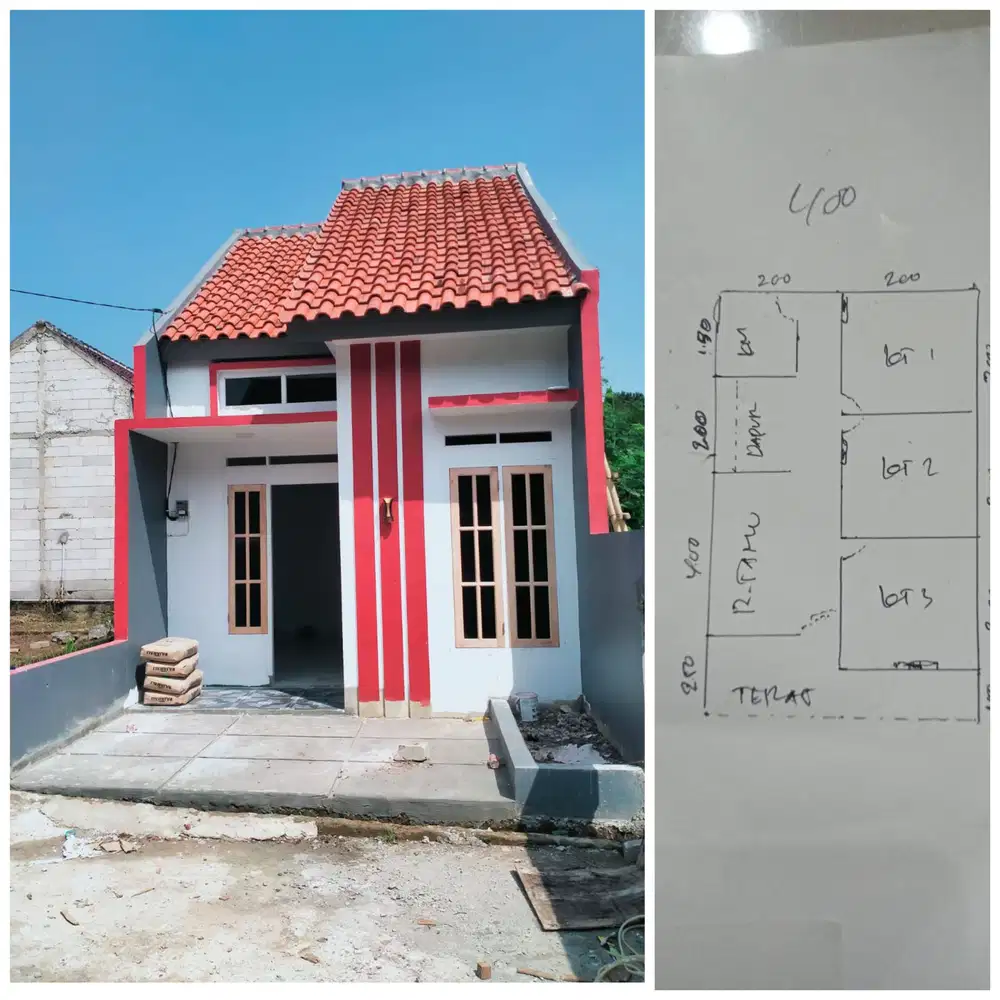 Bebas request konsep 3 kamar tidur..