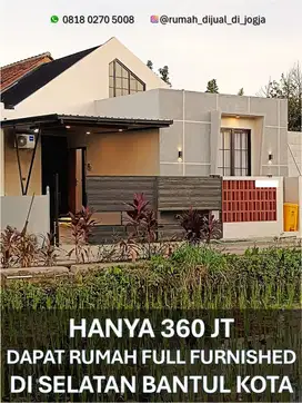 Rumah Full Furnished di Sumbermulyo Bambanglipuro Siap Huni