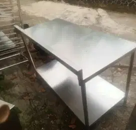 meja stainless 1 meter