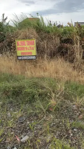 Di jual tanah luas 10×20