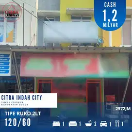 Ruko 2 lantai di Perumahan Citra Indah City 2572JM