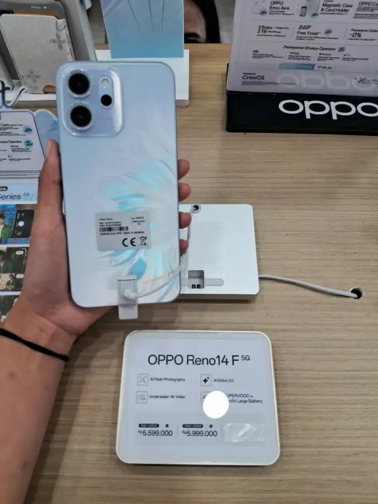 Cicilan oppo reno 14f 5g pakai home credit!