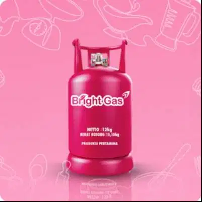 TABUNG + ISI ELPIJI BRIGHT GAS 12KG