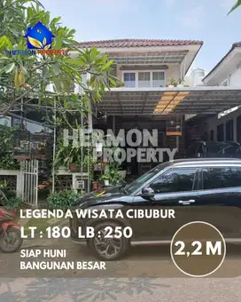 Dijual Rumah Legenda WIsata Banguna Besar , Lingkungan Nyaman & Asri