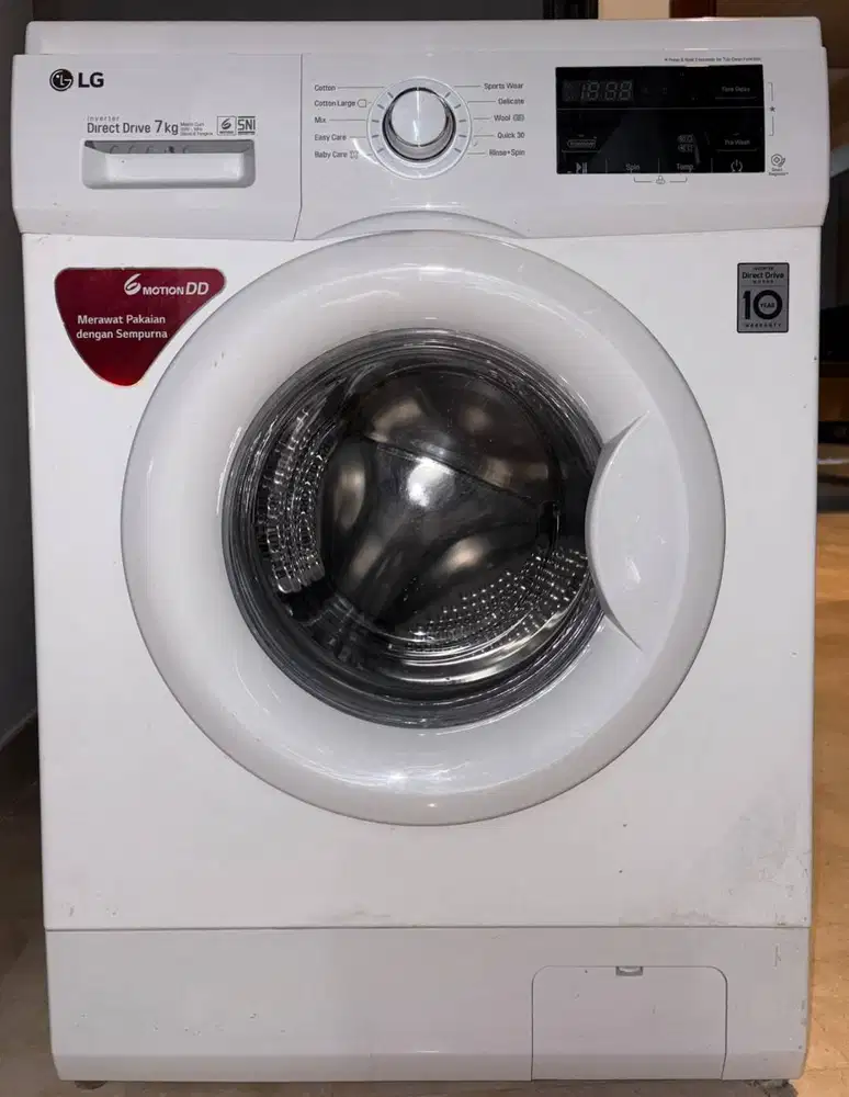 Mesin Cuci LG FM1007N3W Front Loading 7 Kg 1000 Rpm
