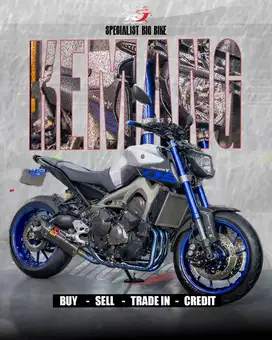 (BPKB & STNK) Yamaha MT09 Nik 2015 Akrapovic FS  Warna Silver
