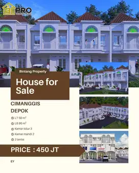 Rumah 450 juta di Radar Auri, Cimanggis, Depok