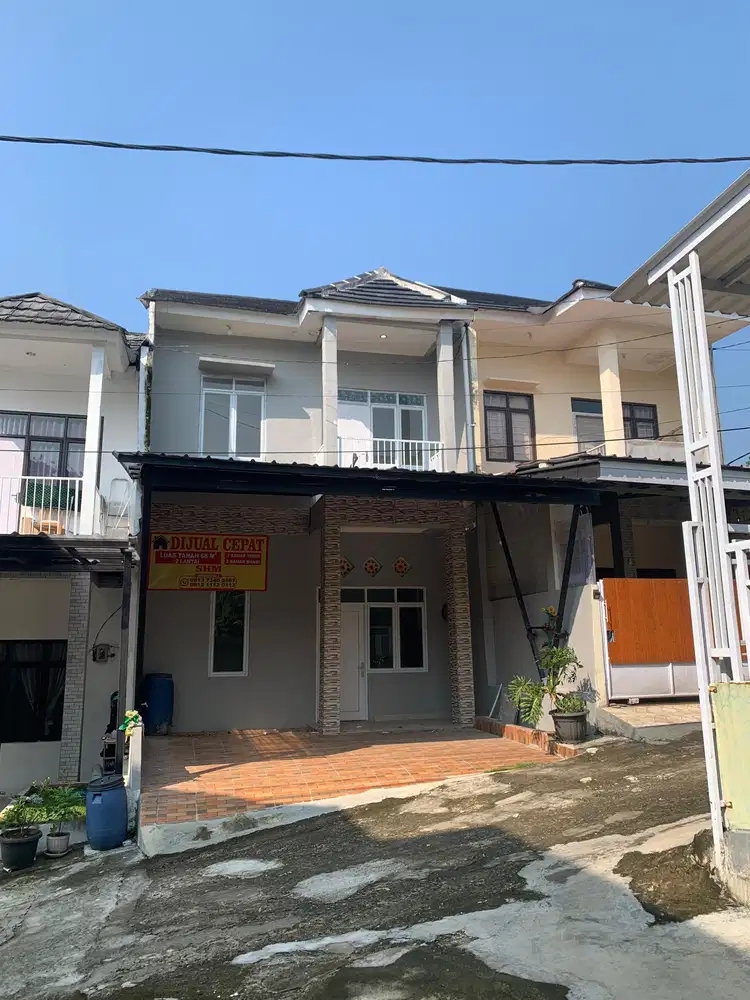 Rumah harga 500jt-an 2 lantai sudah SHM cash only